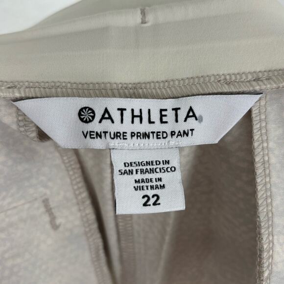 Athleta Venture Printed Pant in Viper Grey NWT Plus Size 22 - Picture 4 of 6